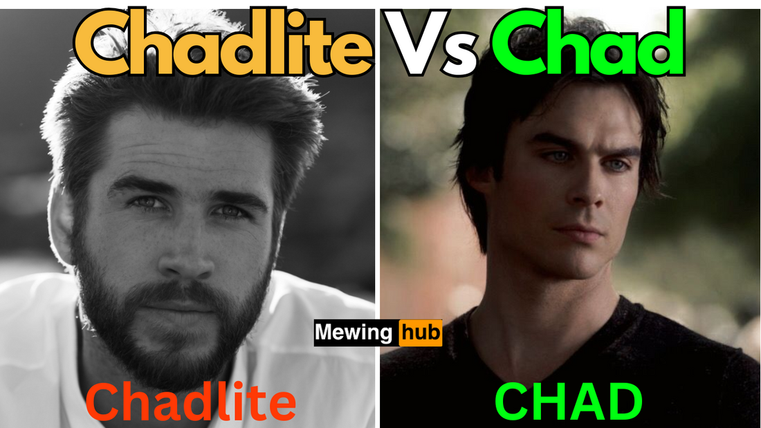 two pictures of attractive men one is a chadlite the other is a chad.