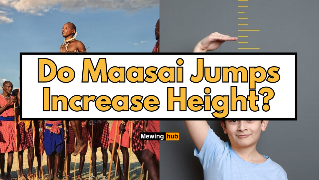 picture of a man maasai jumping with text saying do maasai jumps increase height?